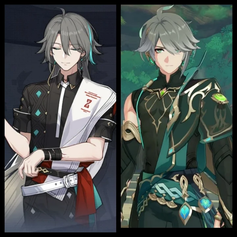 мужские персонажи хонкая