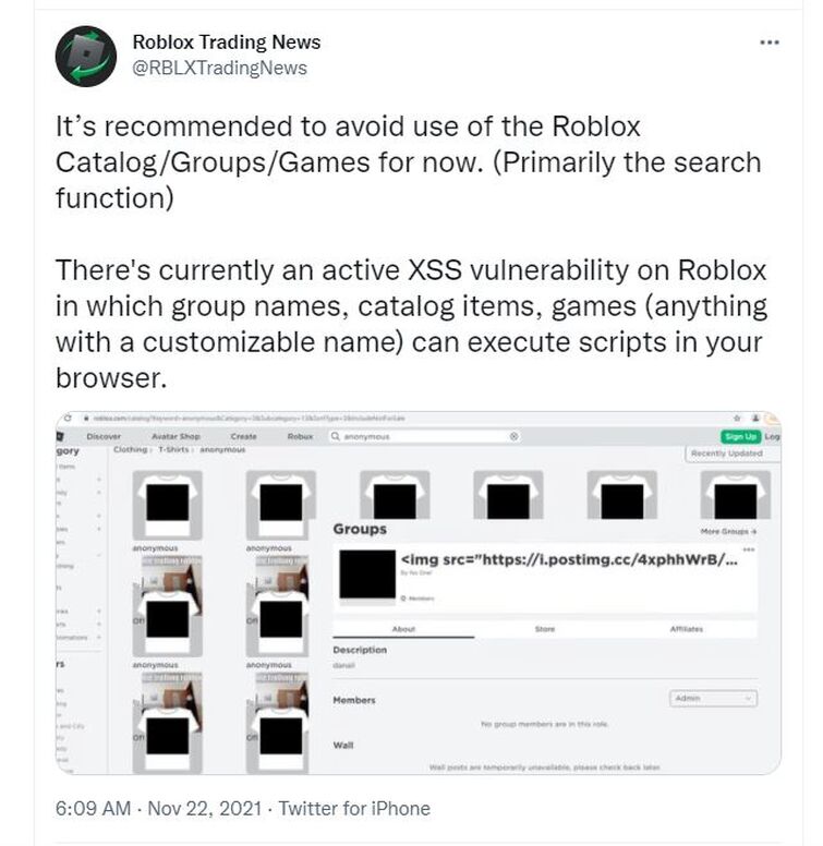 Roblox Trading News on X: Warning to a lot of Roblox traders. We would  advise you uninstall the Rovalk extension just to stay safe. The extension  is used for values but the