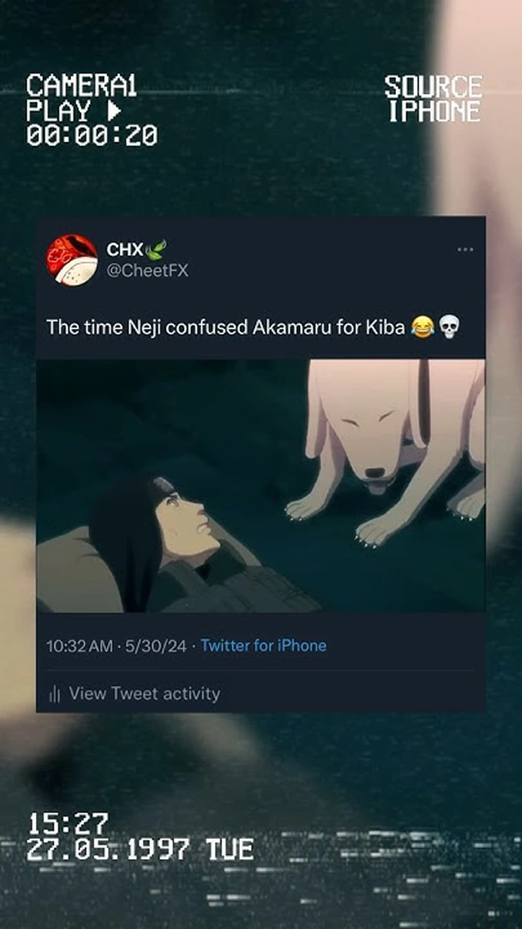 Neji confuses Akamaru for Kiba 😂💀