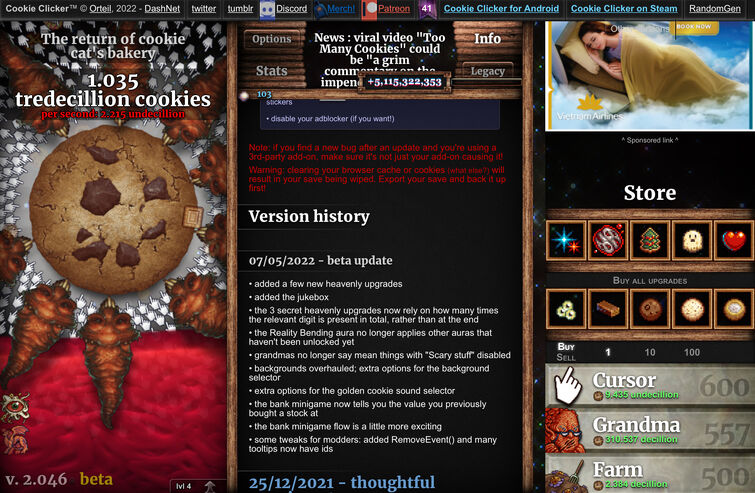 Cookie Clicker Classic, Cookie Clicker Wiki