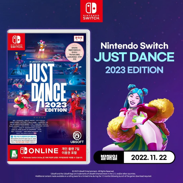 Just dance 2024 18 switch