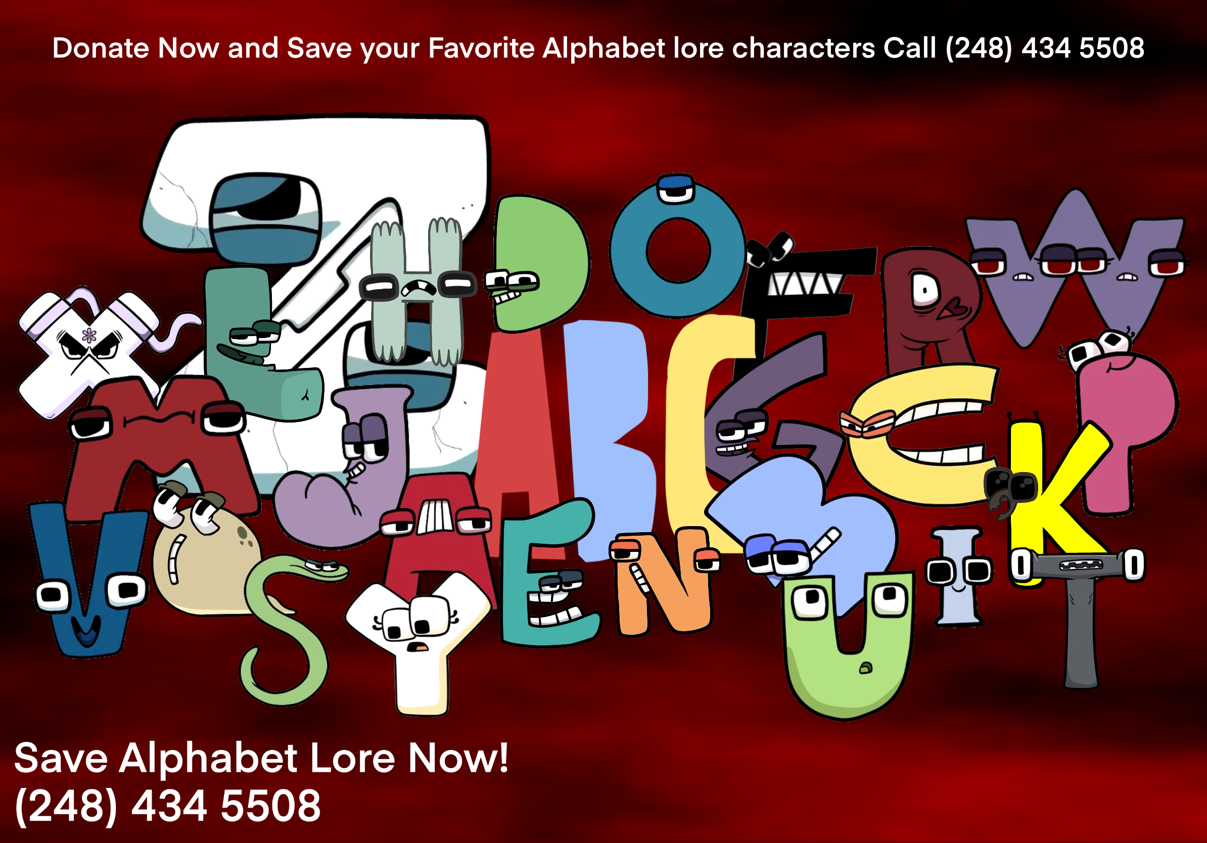 I have a question for god why, Alphabet Lore
