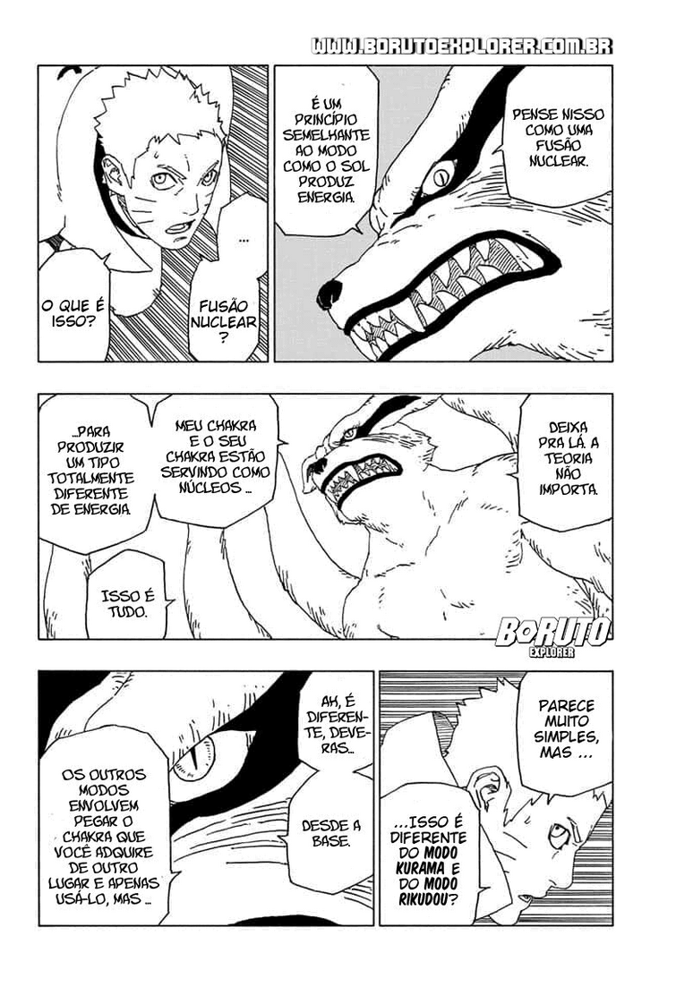 E se boruto conseguisse modo kurama e rikudou