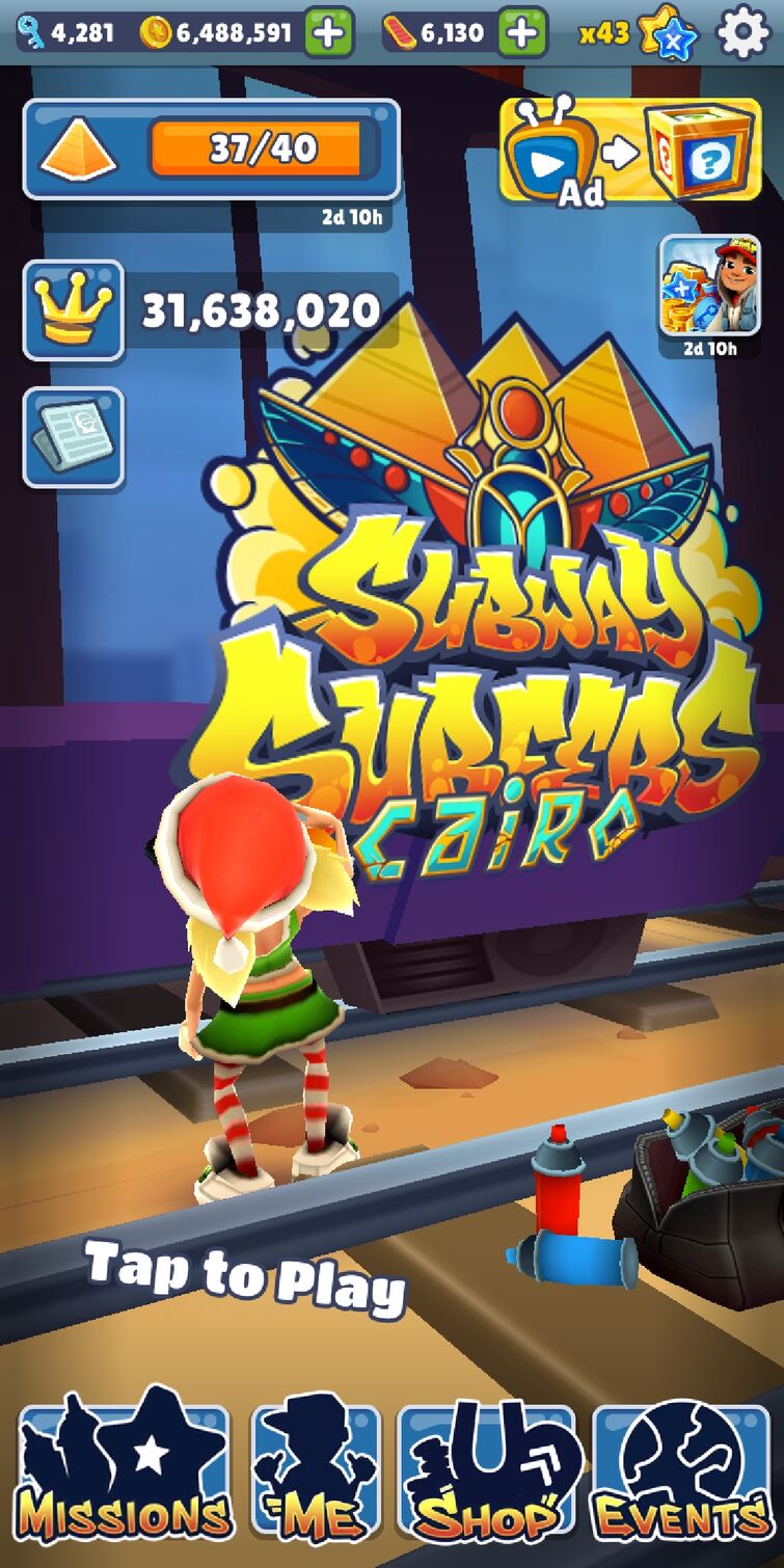 Subway Surfers X-Mas Elf Tricky vs Elf Yutani Gameplay Android ios 