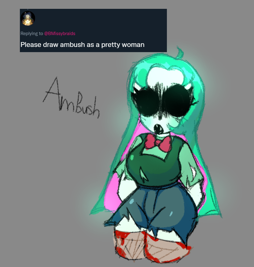 Looks like Ambush came to SLAYYYYY you (AKA: Material girl Ambush) :  r/doors_roblox