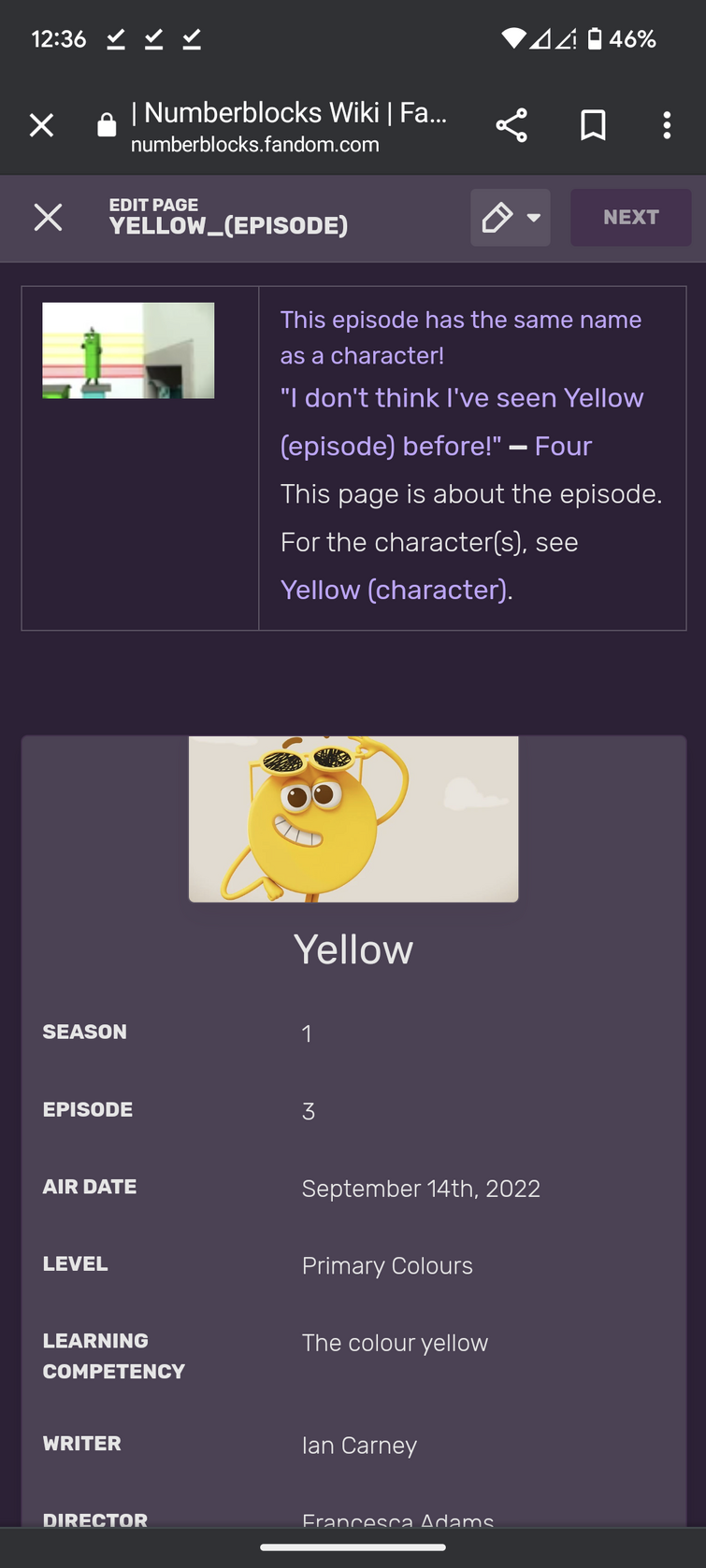 Yellow, Colorblocks Wiki