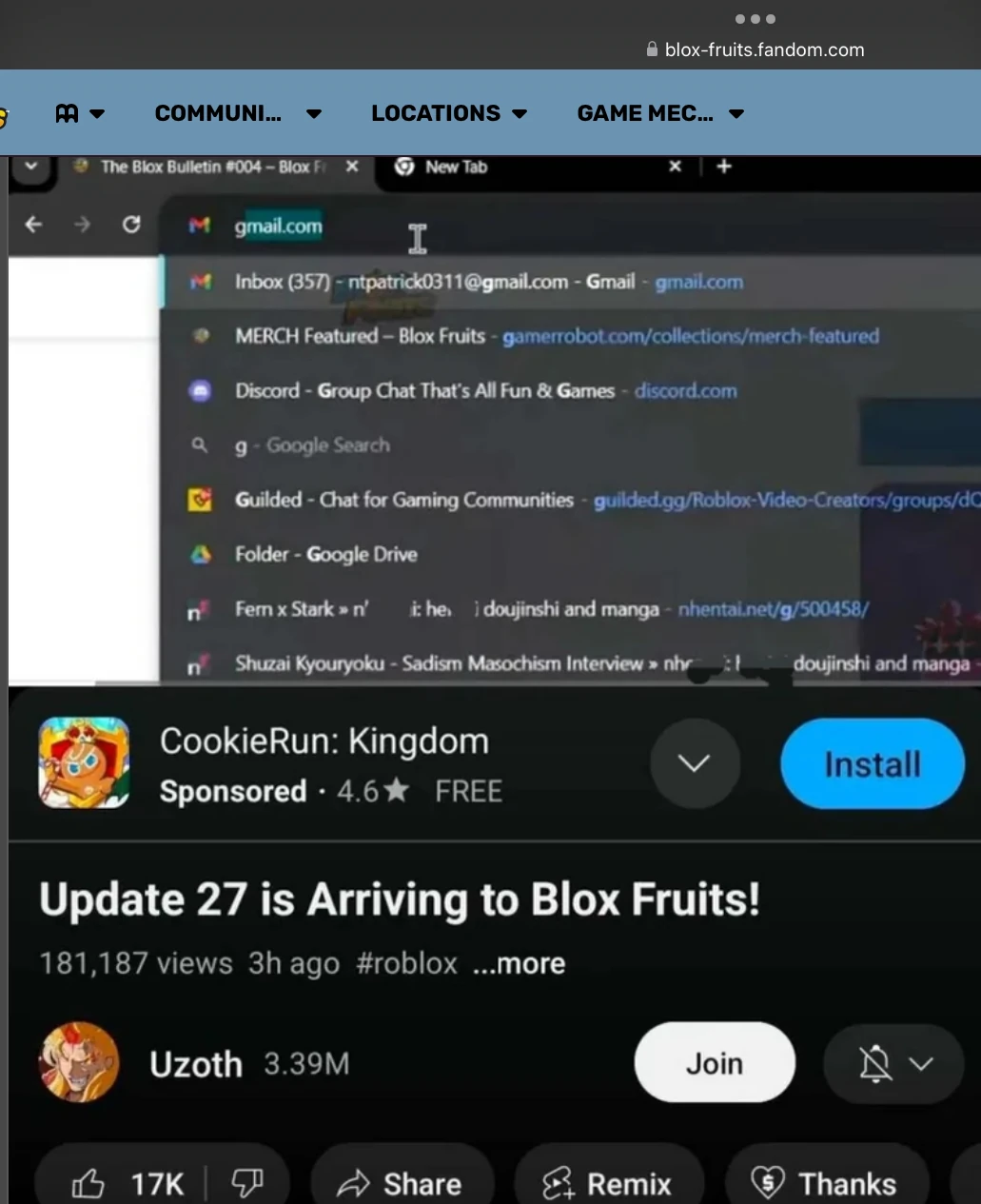 Uzoth’s search history Fandom