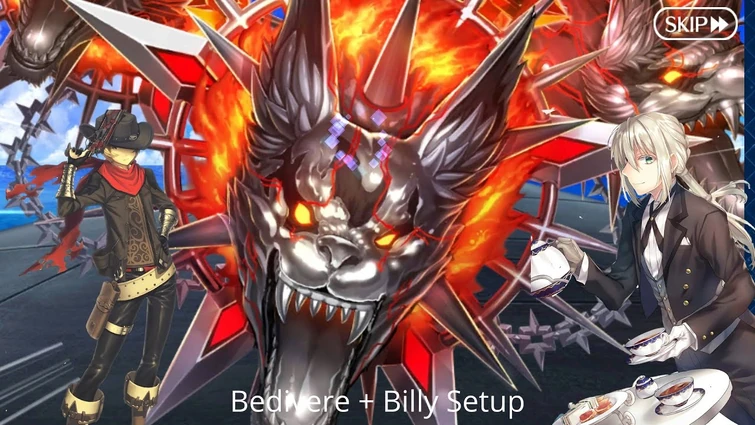 [FGO NA] Prototype Cerberus fight - Bedivere + Billy the Kid setup