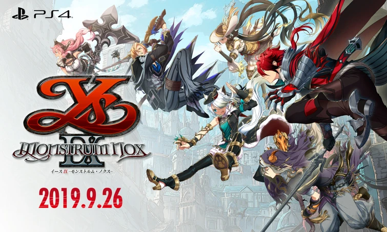 Release Date for Ys IX: Monstrum Nox.