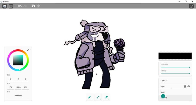 So I Made This In Roblos Fandom - free draw roblox