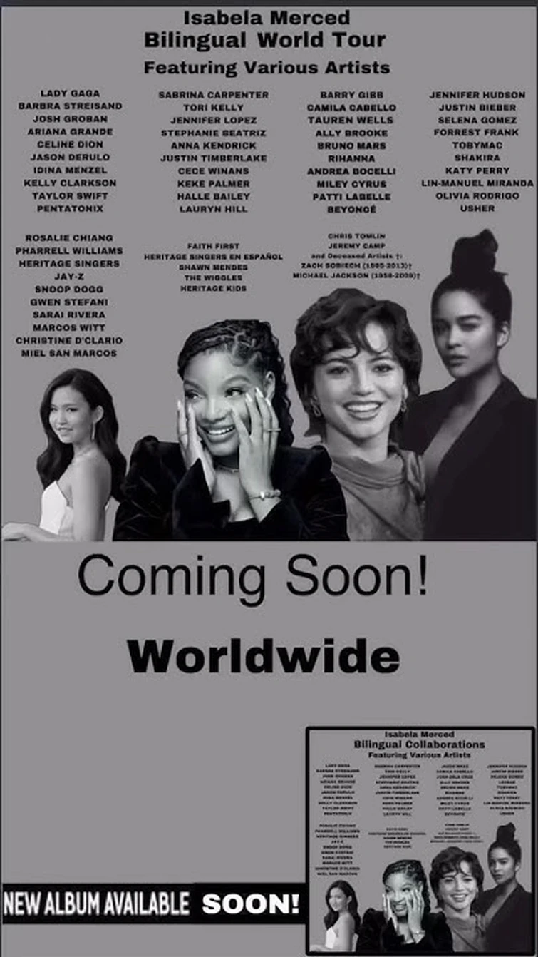 Isabela Merced's first worldwide concert tour #shorts #isabelamerced