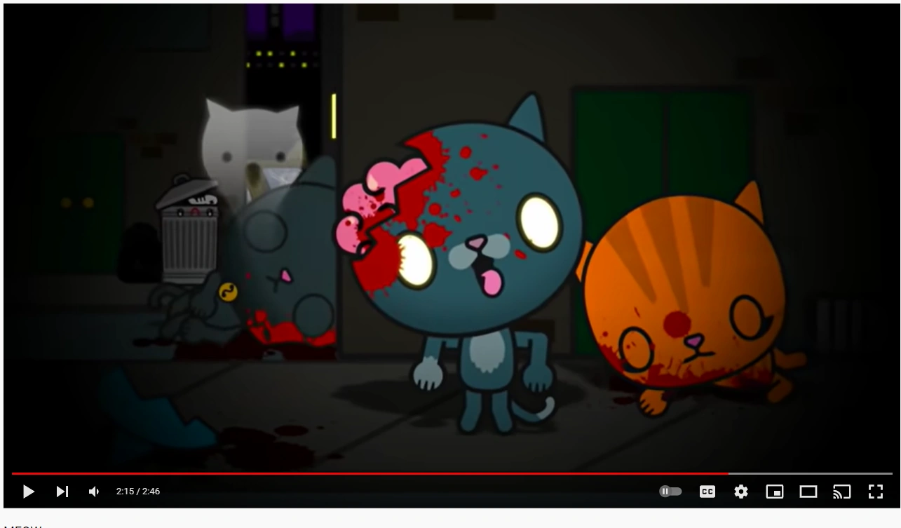 So there's a 3D filter for youtube videos on my screen for some reason