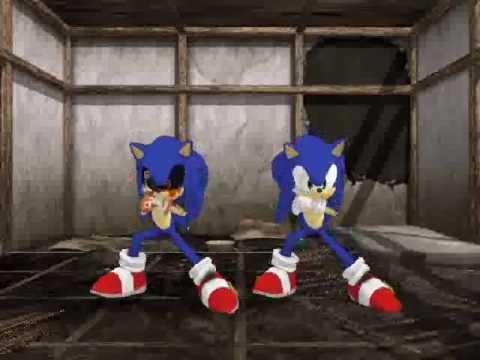 Sonic e seus amigos dançando!!! 