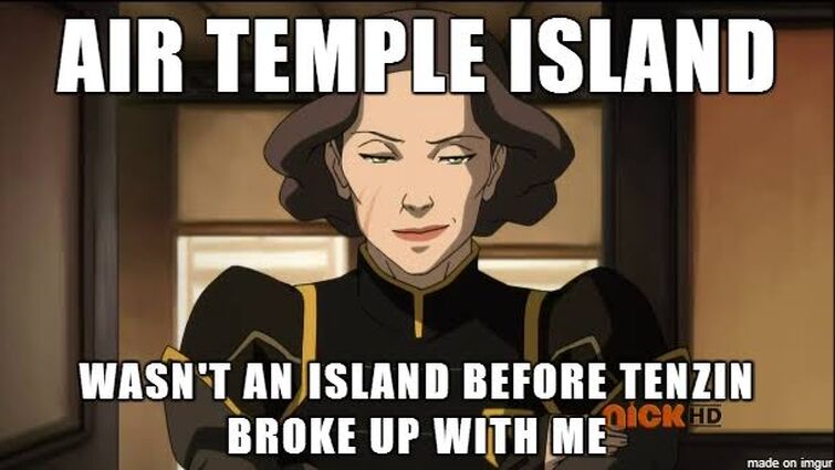 What Did Lin Do To Air Temple Island After Tenzin Broke Up With Her Fandom