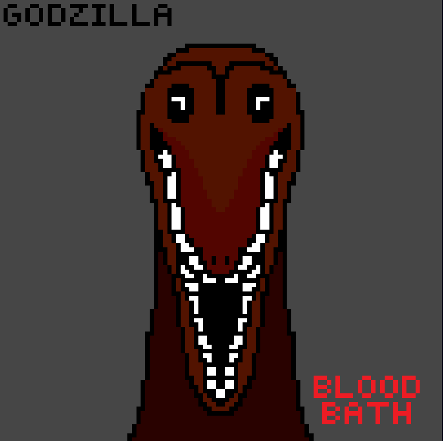some fanart of godzilla bloodbath i done on Pixilart | Fandom