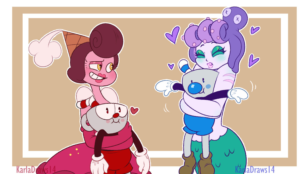 My two Cuphead ships Fandom