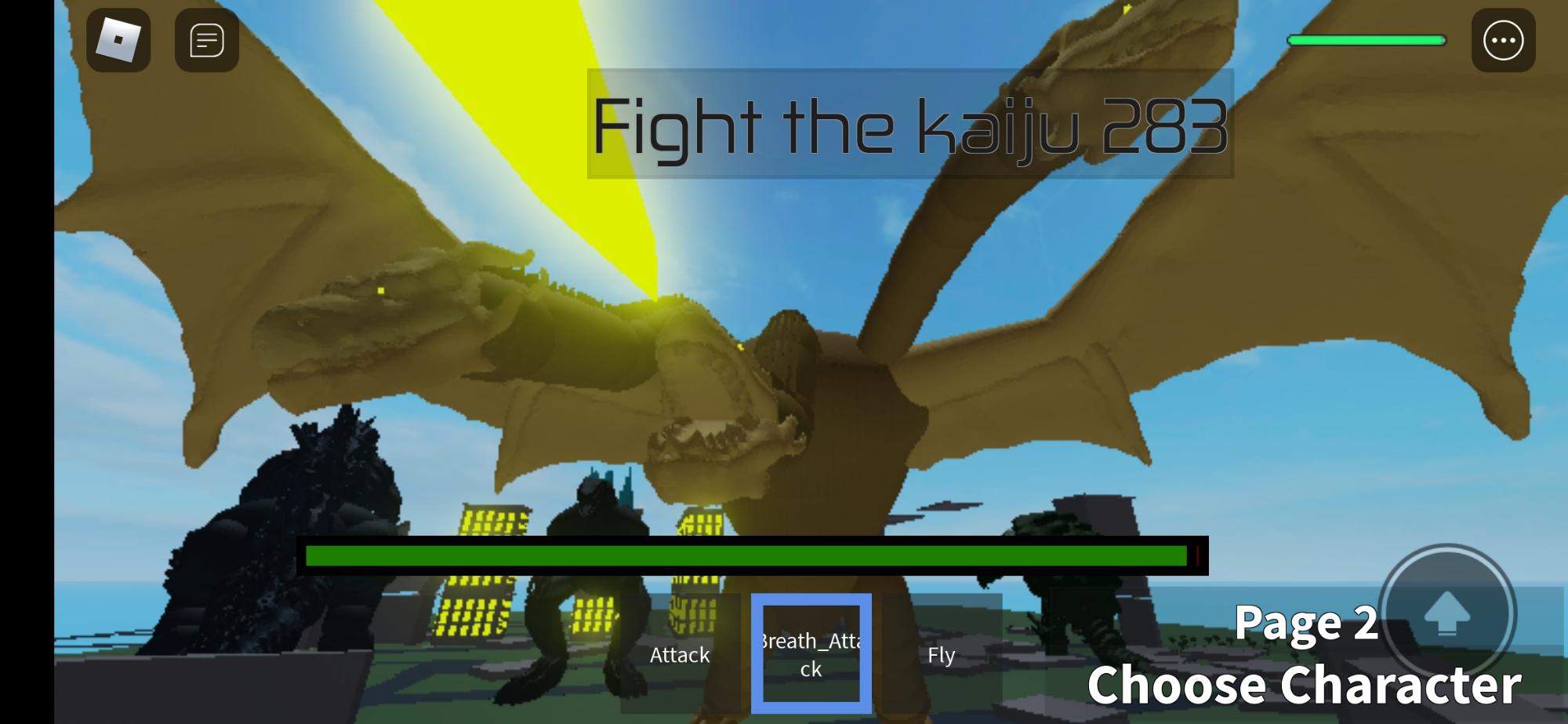 Me Toco Ser Ghidorah En Kaiju Attack Simulator En Roblox Fandom - kaiju attack simulator roblox