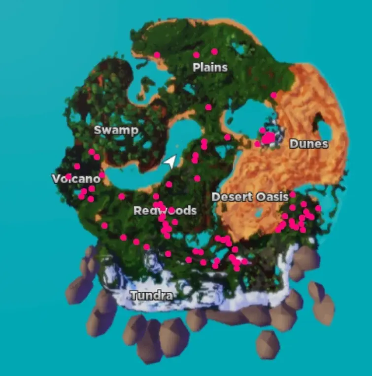 can anybody show me like a map where explorer gacha tokens usually