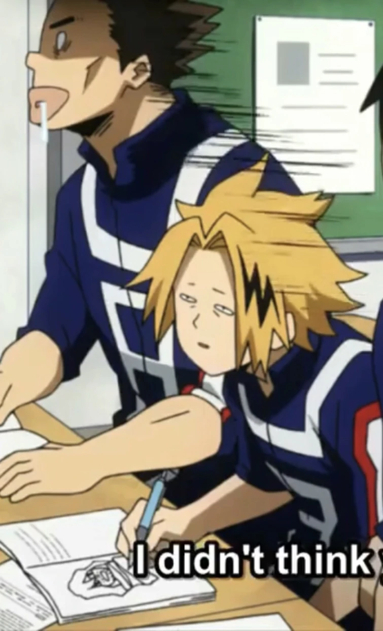 I love how almost no one acknowledged the fact that Kaminari Denki can draw  | Fandom