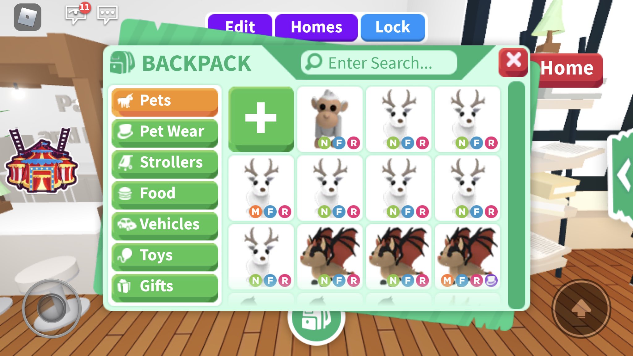 Rich Person's AdoptMe Pets Inventory