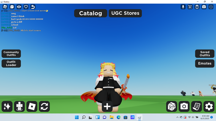 look what i made in roblox avatar creator