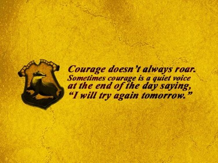 HufflepuffQuote  Hufflepuff Amino