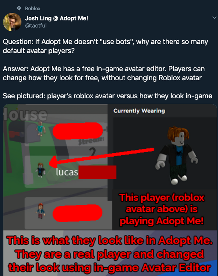 Also To Ya Ll Who Think Adopt Me Is A Game Of Bots Fandom - roblox user ya