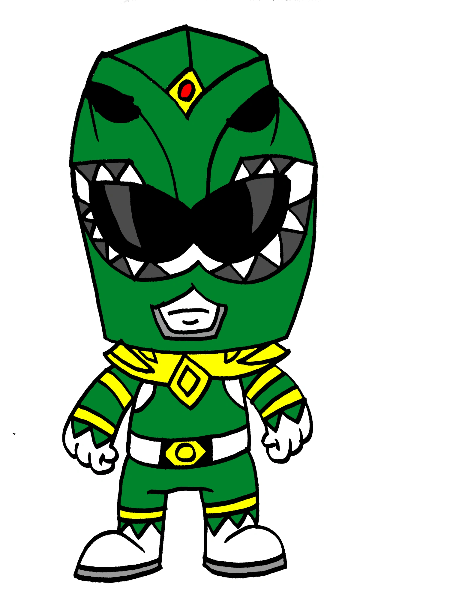 My drawing of the Green Ranger | Fandom