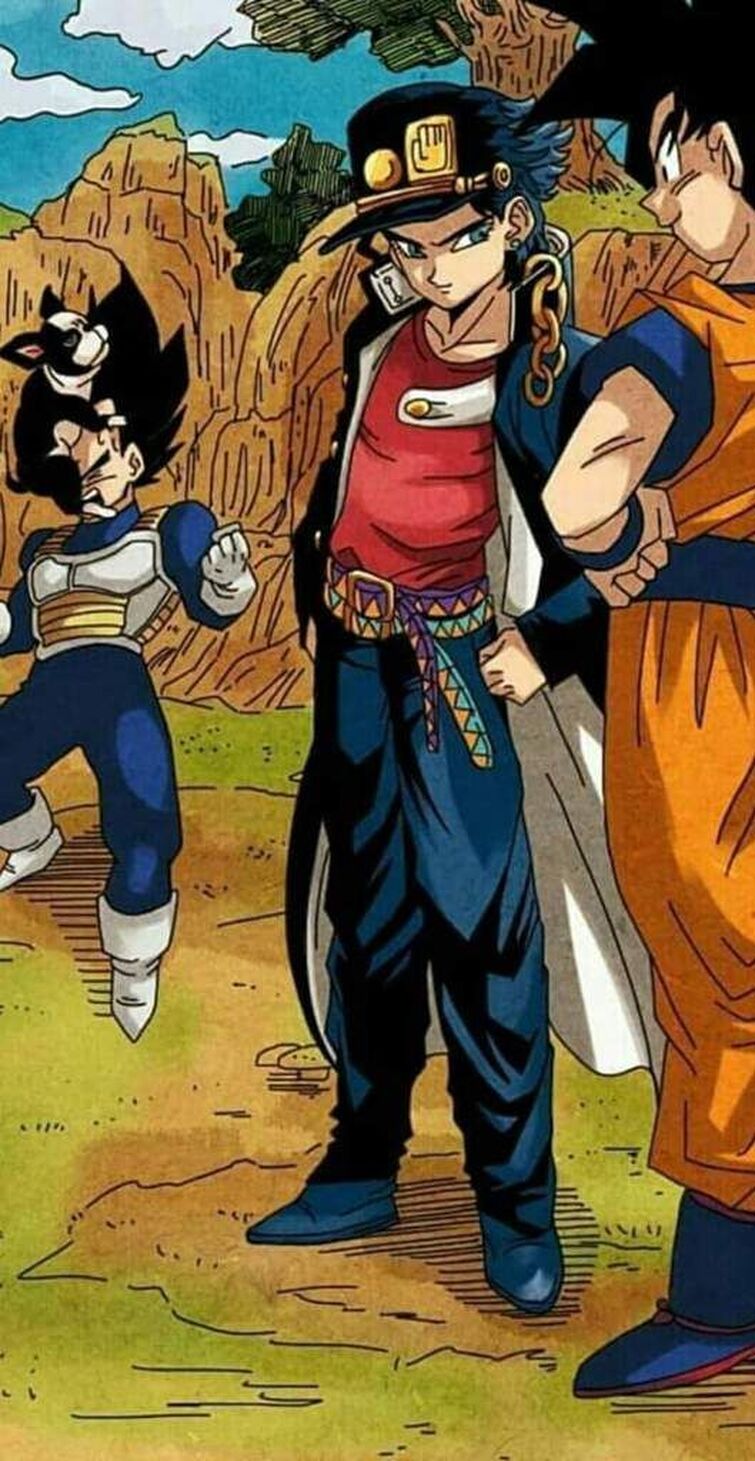 Goku Versus Star Platinum A Dragon Ball Jojo S Bizarre Adventure Scale Fandom