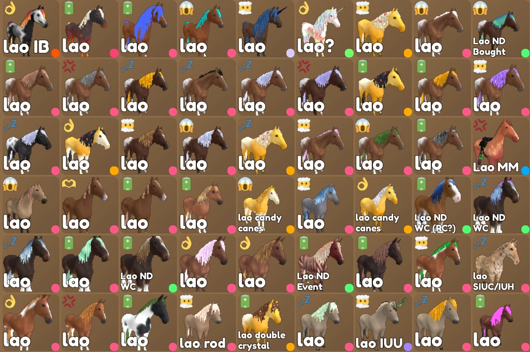 Lao! IUHs, NDs, SIUCs, Horned horses, MMs + More! | Fandom