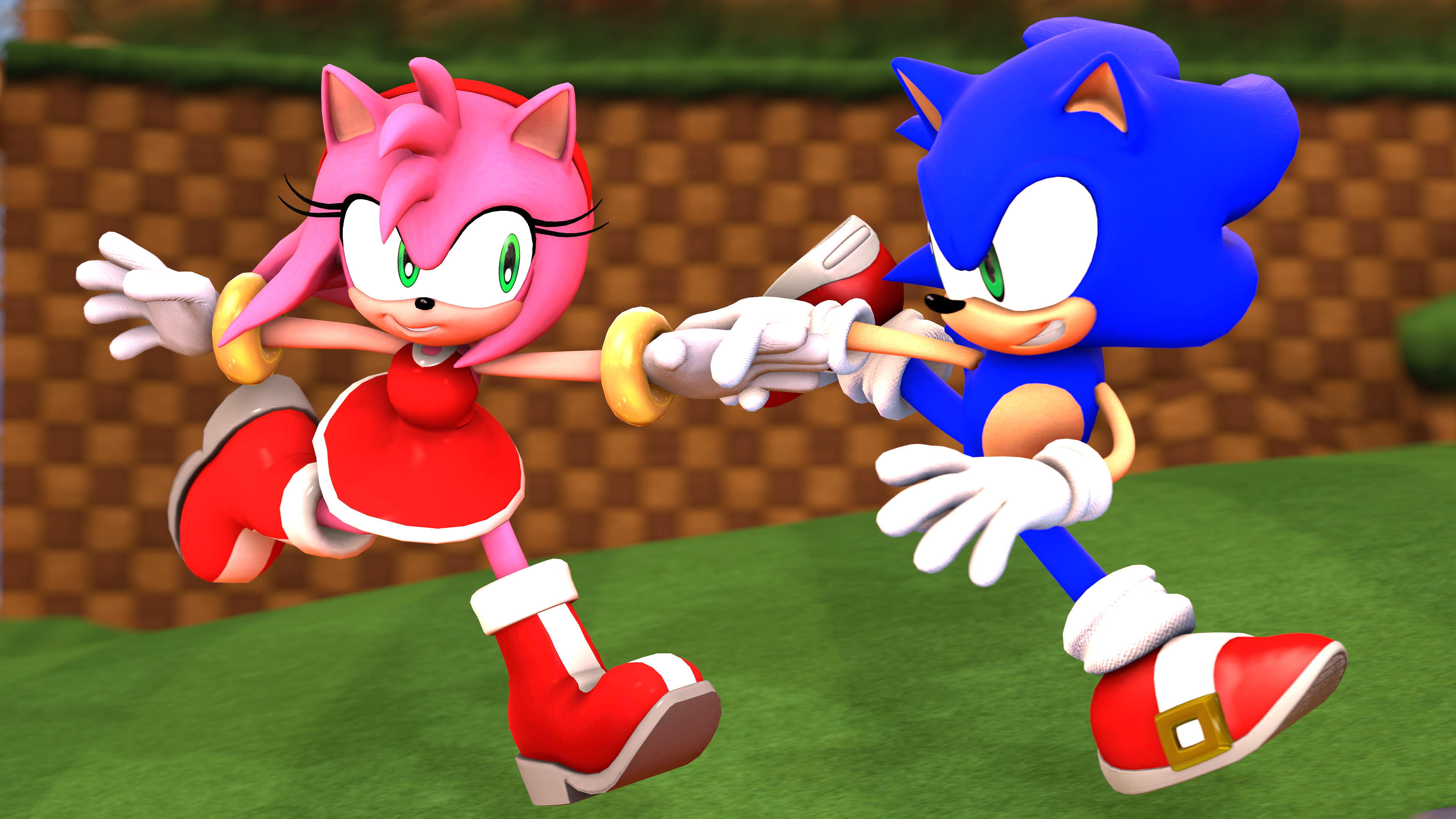 Sonic the Hedgehog Animation - AMY ROSE IN SONIC MANIA!? - SFM Animation 4K  