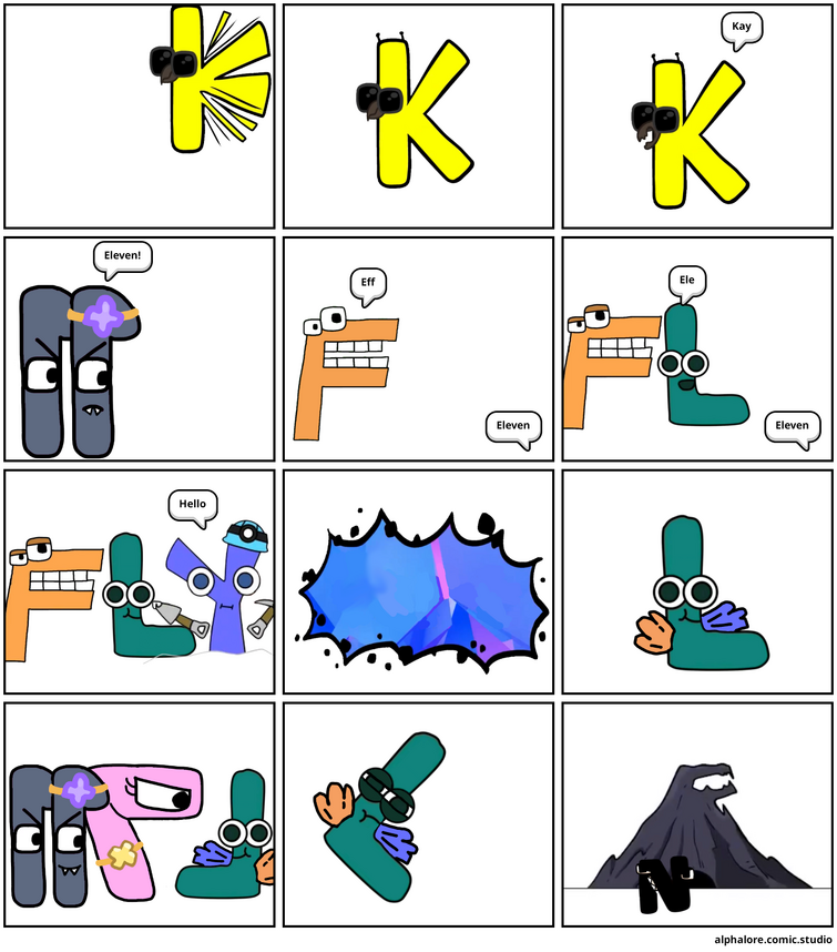 Meeting alphabet lore part 2 - Comic Studio
