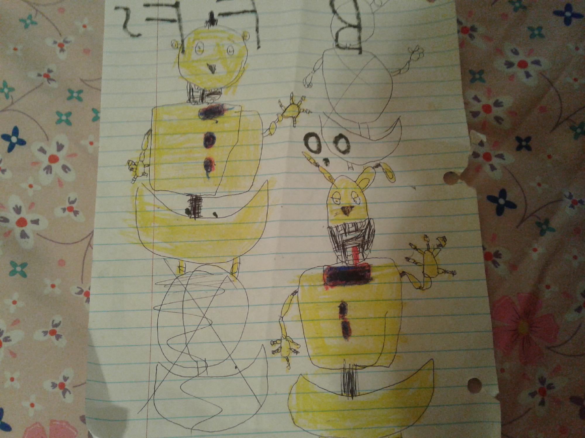 My Spring Bonnie And Fred Bear Drawing I Lear Ned To Draw - 