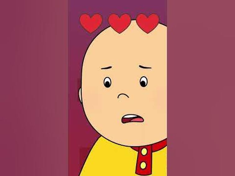 Caillou gets stuck in the game