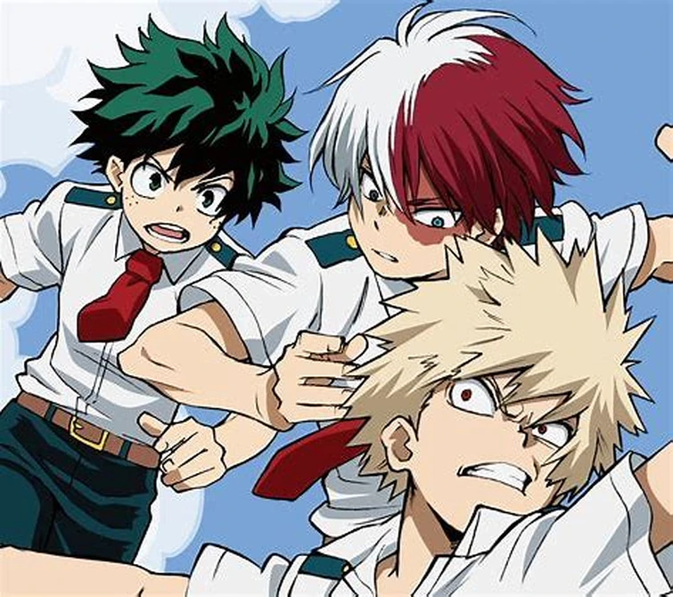 When you really want to see Bakugo beat up by Midoriya and Todoroki.?????????? Fandom