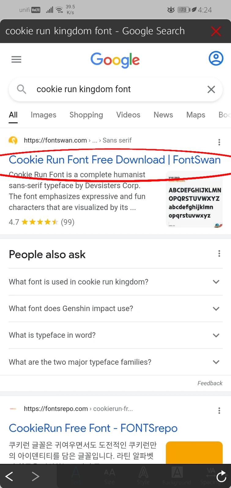 How to get cookie run font in ibis paint Fandom