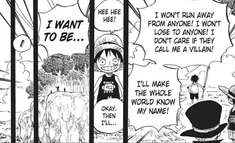 Theory) Luffy is the actual son of Gol D Roger while Ace is the