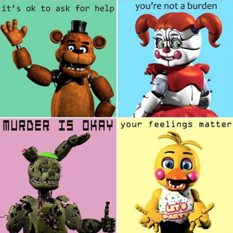 Give Me Fnaf Memes And Cursed Images Fandom