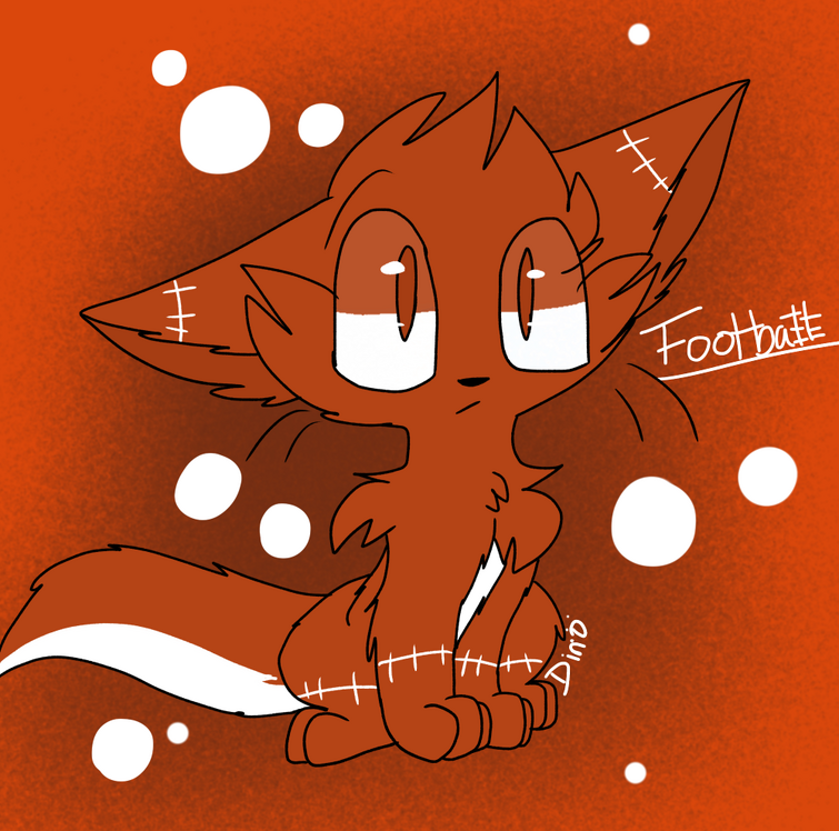 Bfb warrior cats day #2: x (cat name: puddlefoot