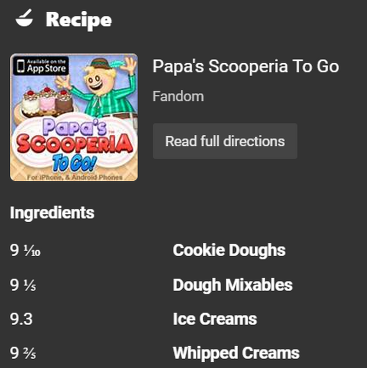 Papa's Scooperia To Go! Day 5 