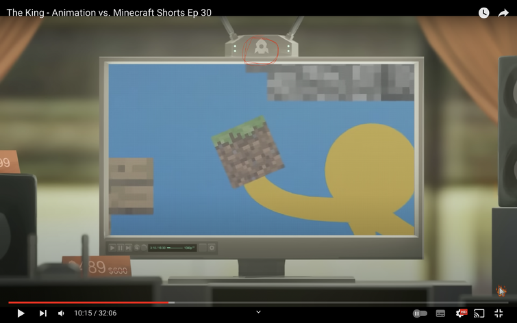 The King - Animation vs. Minecraft Shorts Ep 30, Animation