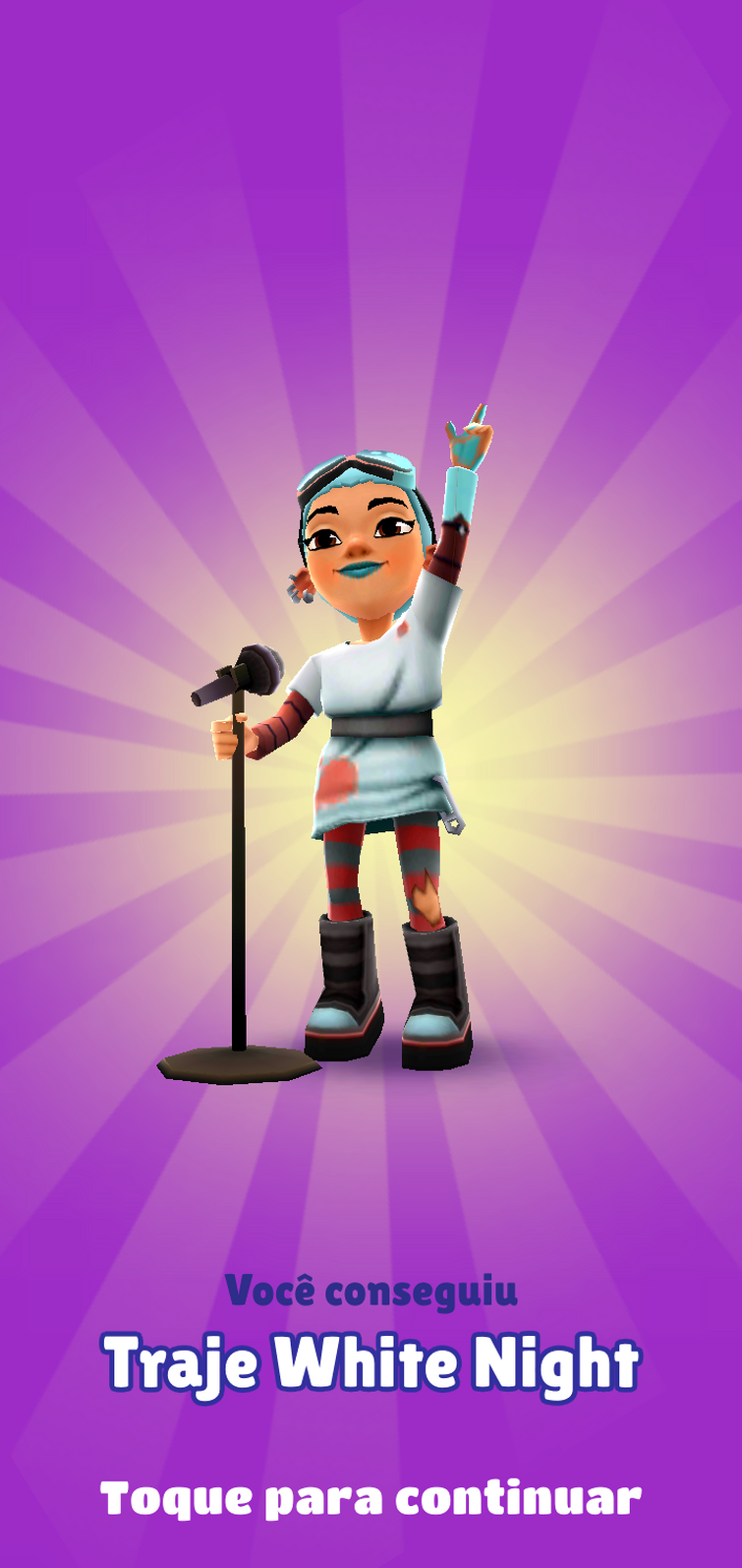 SUBWAY SURFERS BERLIN 2021 : NINA WHITE NIGHT OUTFIT 