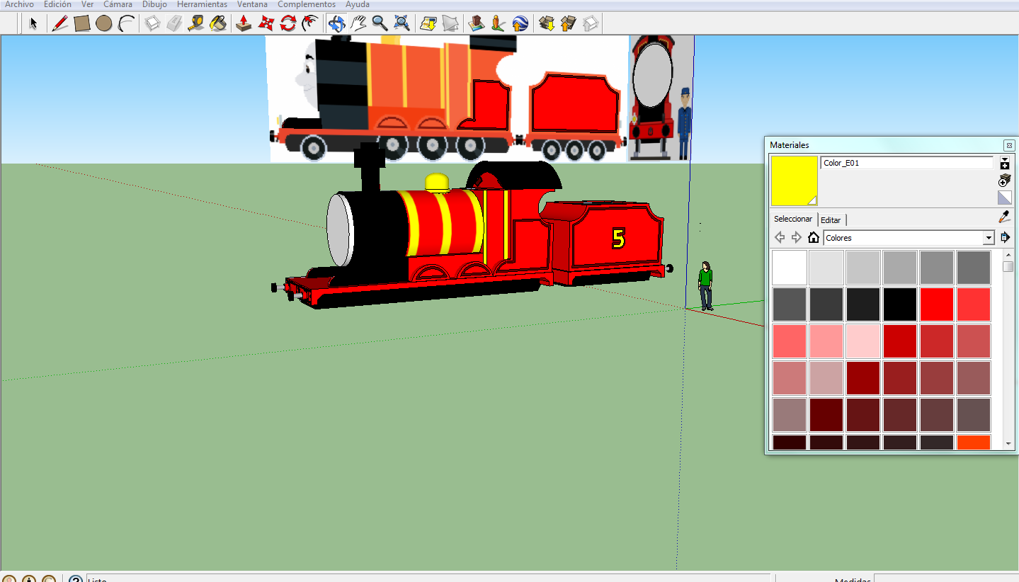 Free download  MMD James the Red Engine (DL) transparent