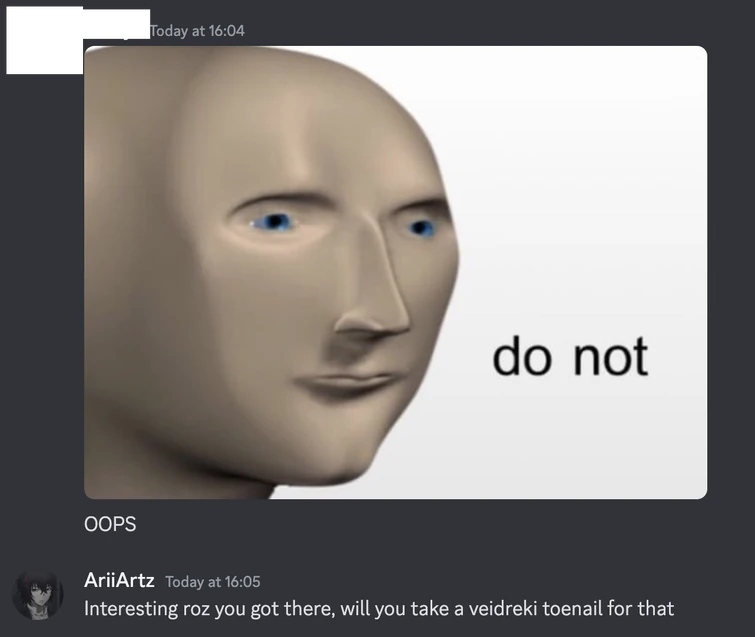 DA discord copy and paste fail Fandom