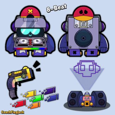 Which 8 Bit Skin Idea Is The Best Credit To The Creators None Of These Are My Ideas Fandom - brawl stars 8 bit skin concepts