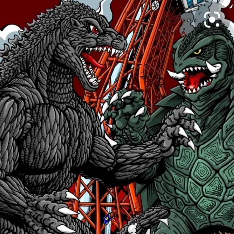 En que equipo están...Godzilla o Gamera?