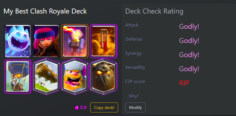 Ah yes, a beautiful monk deck : r/ClashRoyale