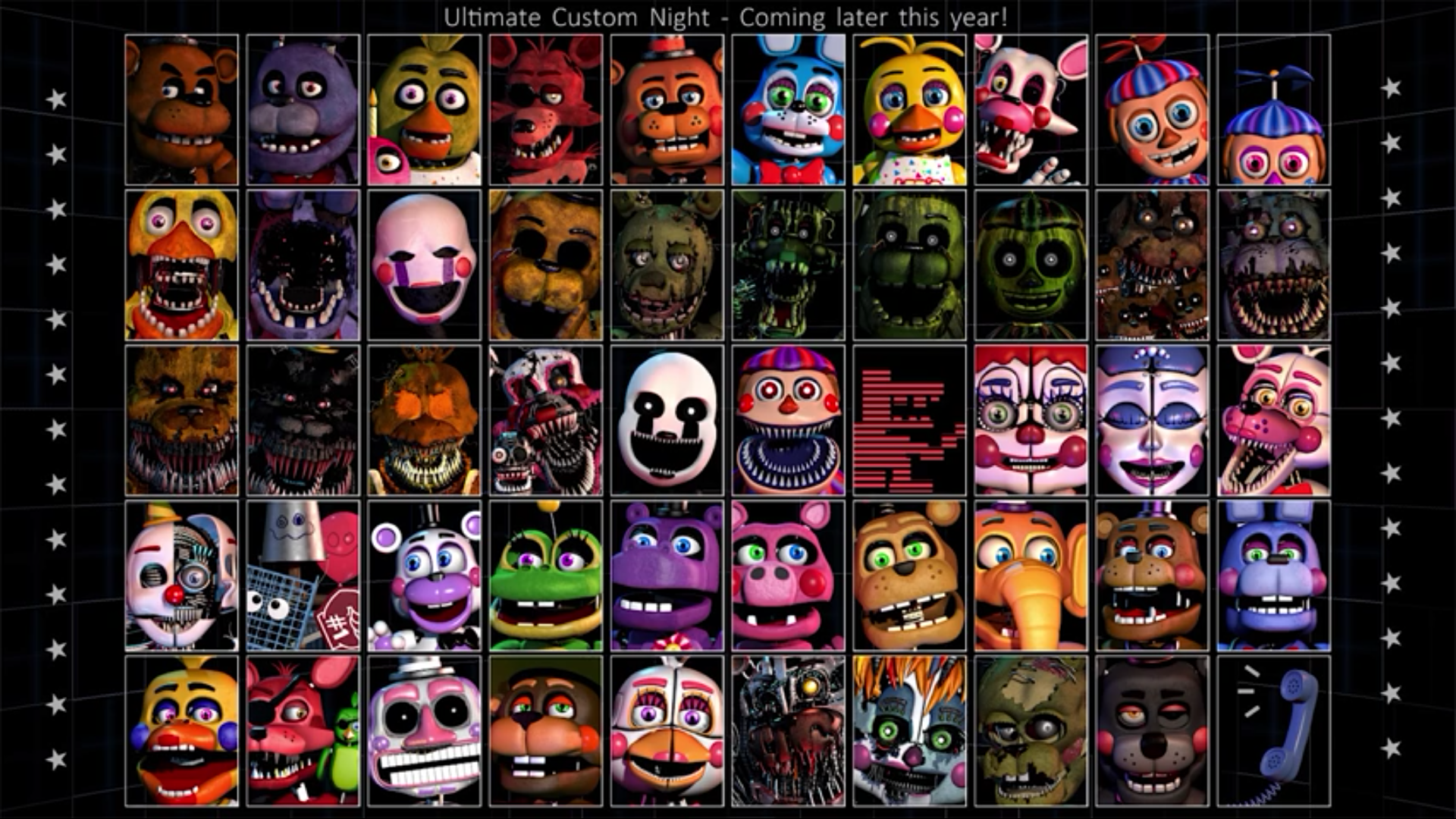 Фнаф 9 на русском. ФНАФ 7 Ultimate Custom Night Диди. ФНАФ ультимейт кастом Найт обложка. FNAF Ultimate Custom Night камеры. Пасхалки в ультимейт кастом Найт.