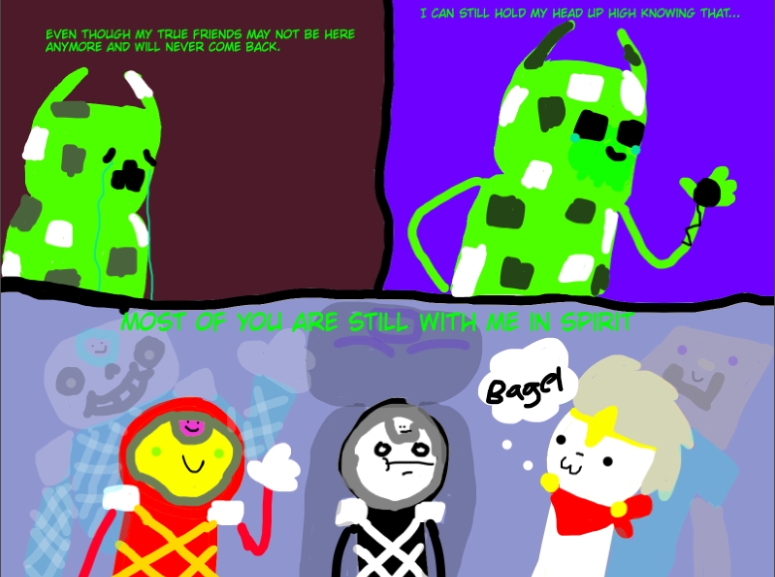 Happy Ending For Creeper Queen 2 2 We Re Still With You Creeper Queen Fandom - roblox b.r.e.a.d all endings