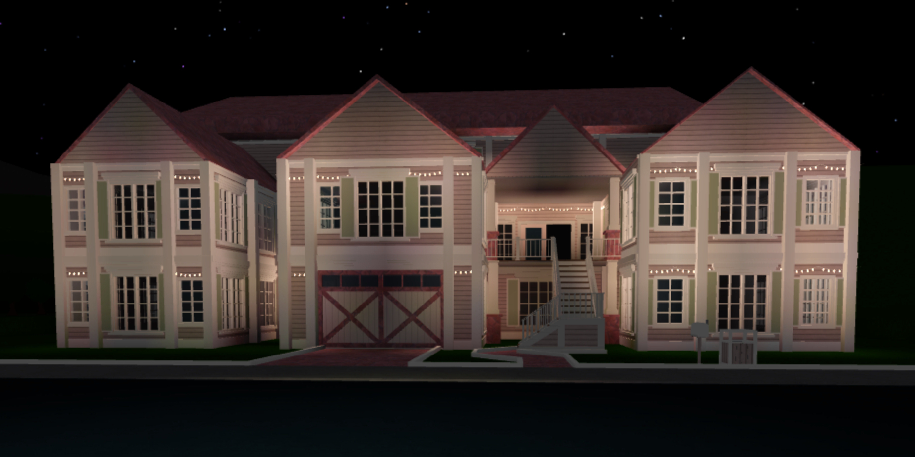 30k Bloxburg House 2 Story Family Home